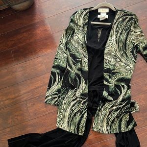 Three piece dressy pant, tank and jacket. Size 10